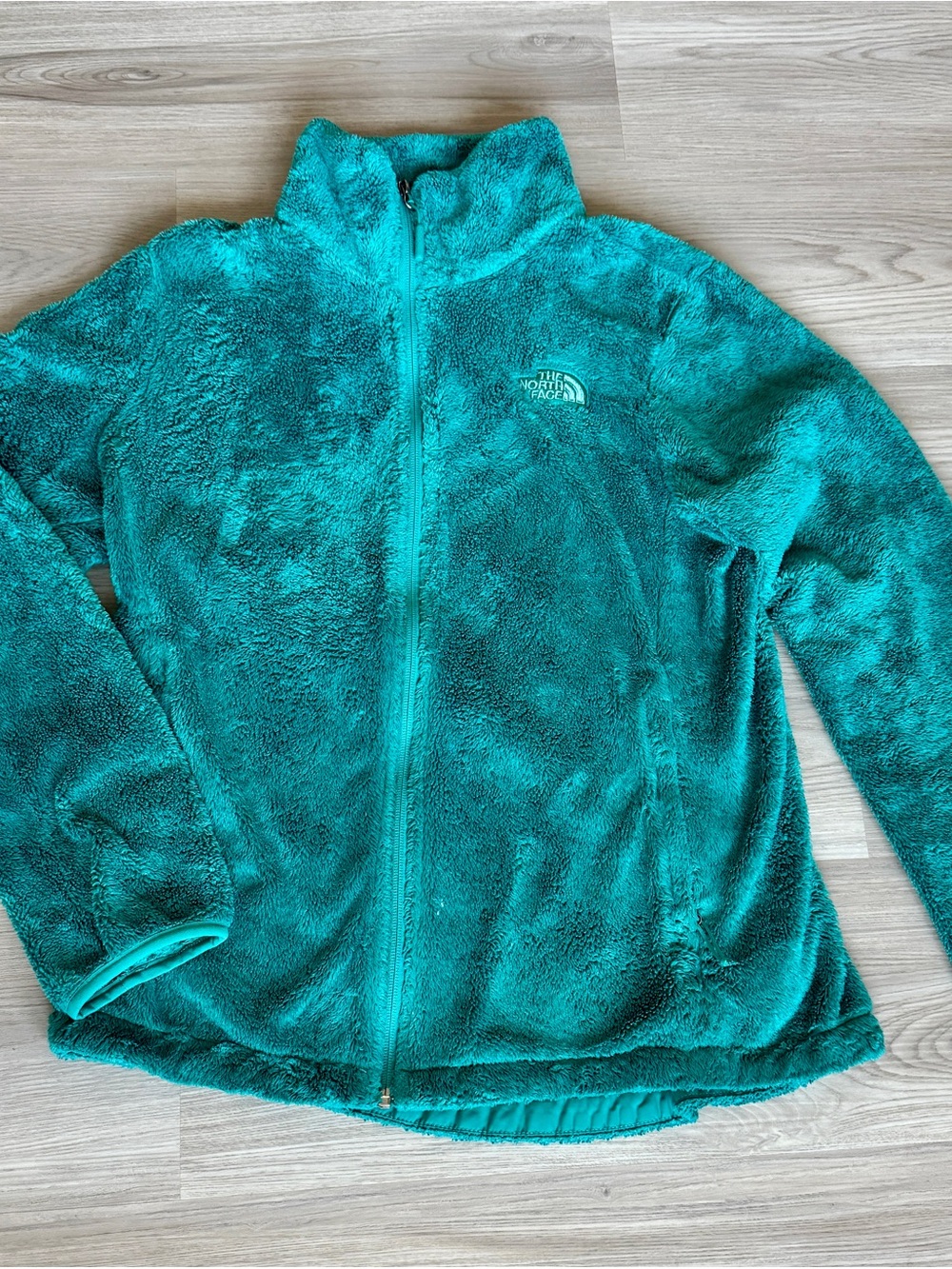 The North Face Osito Women's Teal Full-Zip Fleece Jacket